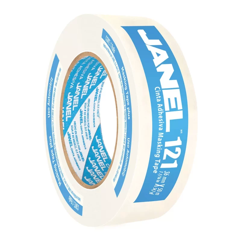 CINTA MASKING TAPE 121 36MM X 50MTS ATADO DE 2 PZAS.