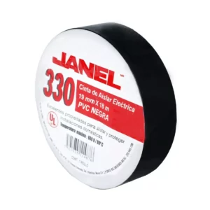 CINTA DE AISLAR 320 19MM X 18MTS NEGRA ATADO DE 4 PZAS.