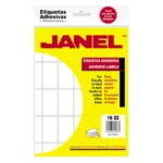 ETIQUETA CLASICA JANEL NO. 2 16MM X 22MM ATADO DE 2 PZAS.