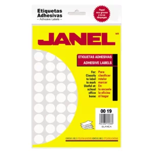 ETIQUETA CLASICA JANEL NO. 28 19MM ATADO DE 2 PZAS.