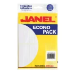 ETIQUETA ECONO BLANCA NO. 20 20MM X105MM ATADO DE 2 PZAS.