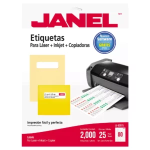 ETIQUETA LASER 5267 C/25 13MM X 45MM