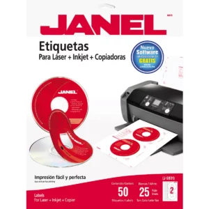 ETIQUETA LASER 5931 C/25 117MM CD