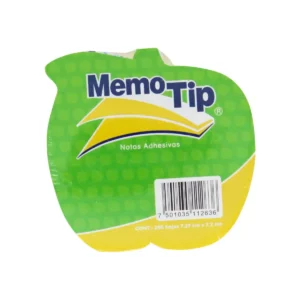 NOTA ADHESIVA 3" X 3" 250HJS MANZANA ATADO DE 2 PZAS.