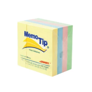 NOTA ADHESIVA 659 2 X 2 PLG. 400HJS MINI PASTEL ATADO DE 3 PZAS.