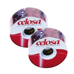 LISTON CELOSA HOLOGRAMA METALICO NO. 9 14 SALMON