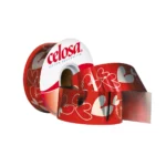 LISTON CELOSA METALICO NO. 9 CORAZON ROJO