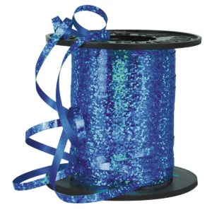 LISTON CURLING 100MTS BIG DOTS AZUL REY