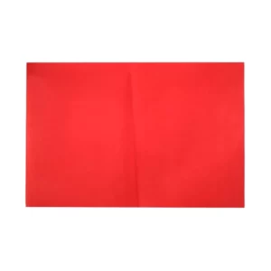 PAPEL GAMUCINA 50X65 ROJO ATADO DE 10 PZAS.
