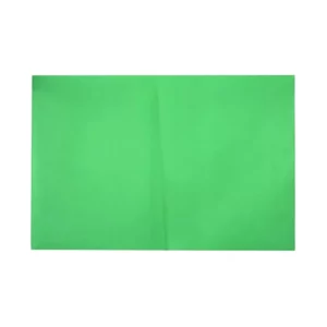 PAPEL GAMUCINA 50X65 VERDE BANDERA ATADO DE 10 PZAS.