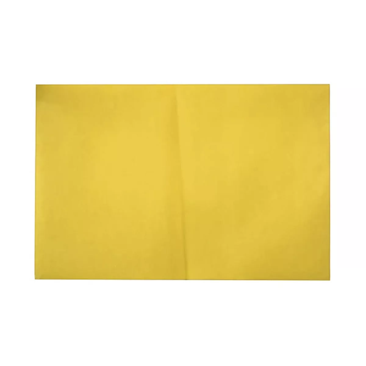 PAPEL GAMUCINA 50X65 AMARILLO CANARIO ATADO DE 10 PZAS.