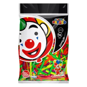 GLOBO PAYASO ZEPPELLIN C/100 NEON NO. 270