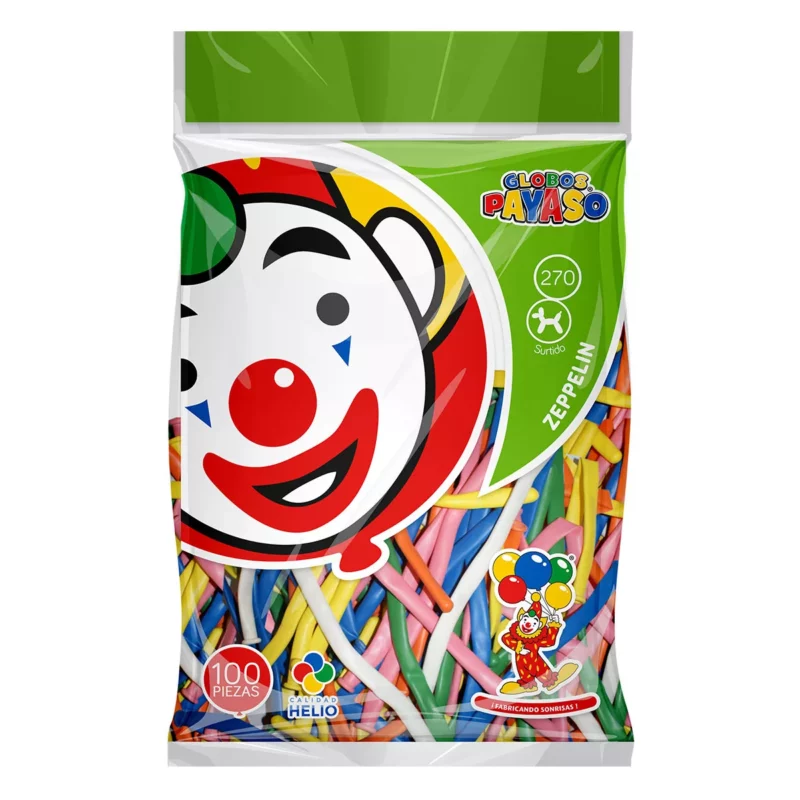 GLOBO PAYASO ZEPPELLIN C/100 NO.270