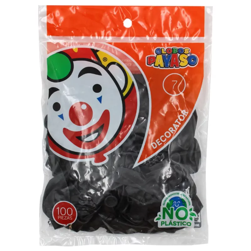 GLOBO FIESTA C/100 NO. 7 PURPURA