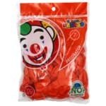 GLOBO FIESTA C/100 NO. 7 NARANJA