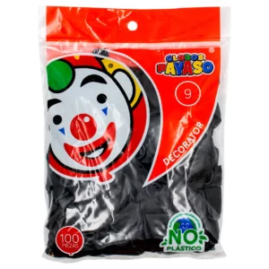 GLOBO FIESTA C/100 NO. 9 PURPURA
