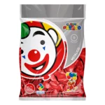 GLOBO METALICO C/50 NO. 9 ROJO CEREZA
