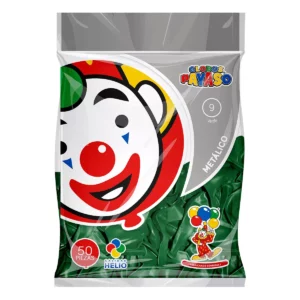 GLOBO METALICO C/50 NO. 9 VERDE