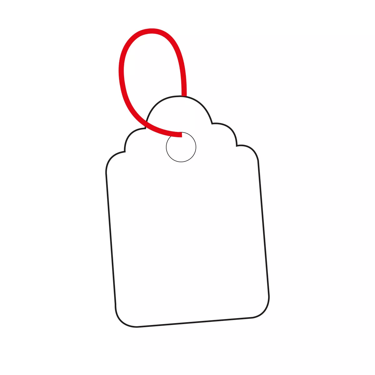 ETIQUETA DE COLGAR C/100 NO.105 16-105