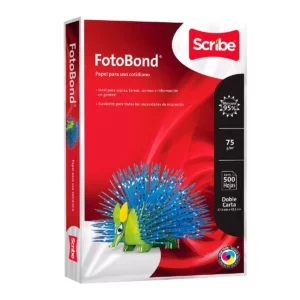 PAPEL FOTOBOND DOBLE CARTA C/500
