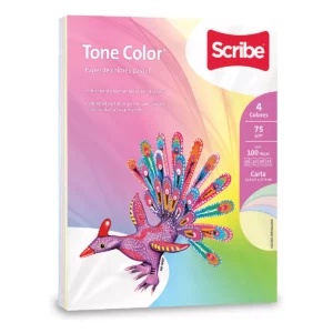 PAPEL CARTA TONE COLOR PASTEL C/100