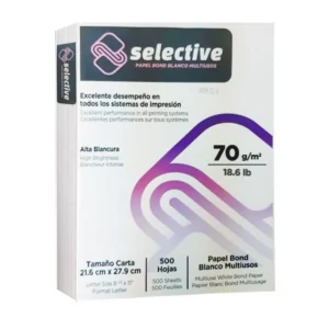PAPEL CARTA SELECTIVE C/500
