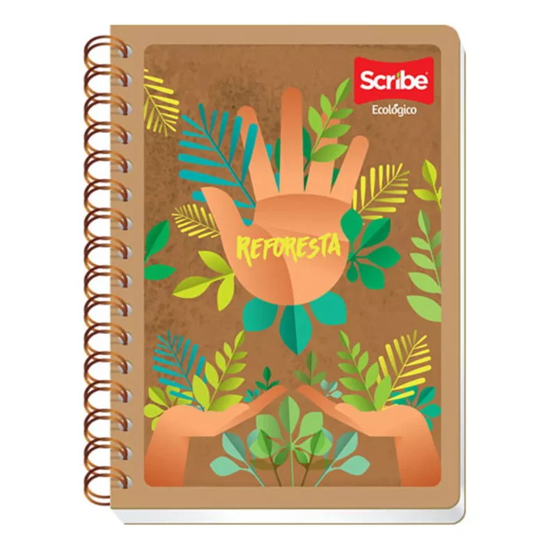 CUADERNO FRANCES 100HJS ECOLOGICO C7. ATADO DE 4 PZAS.