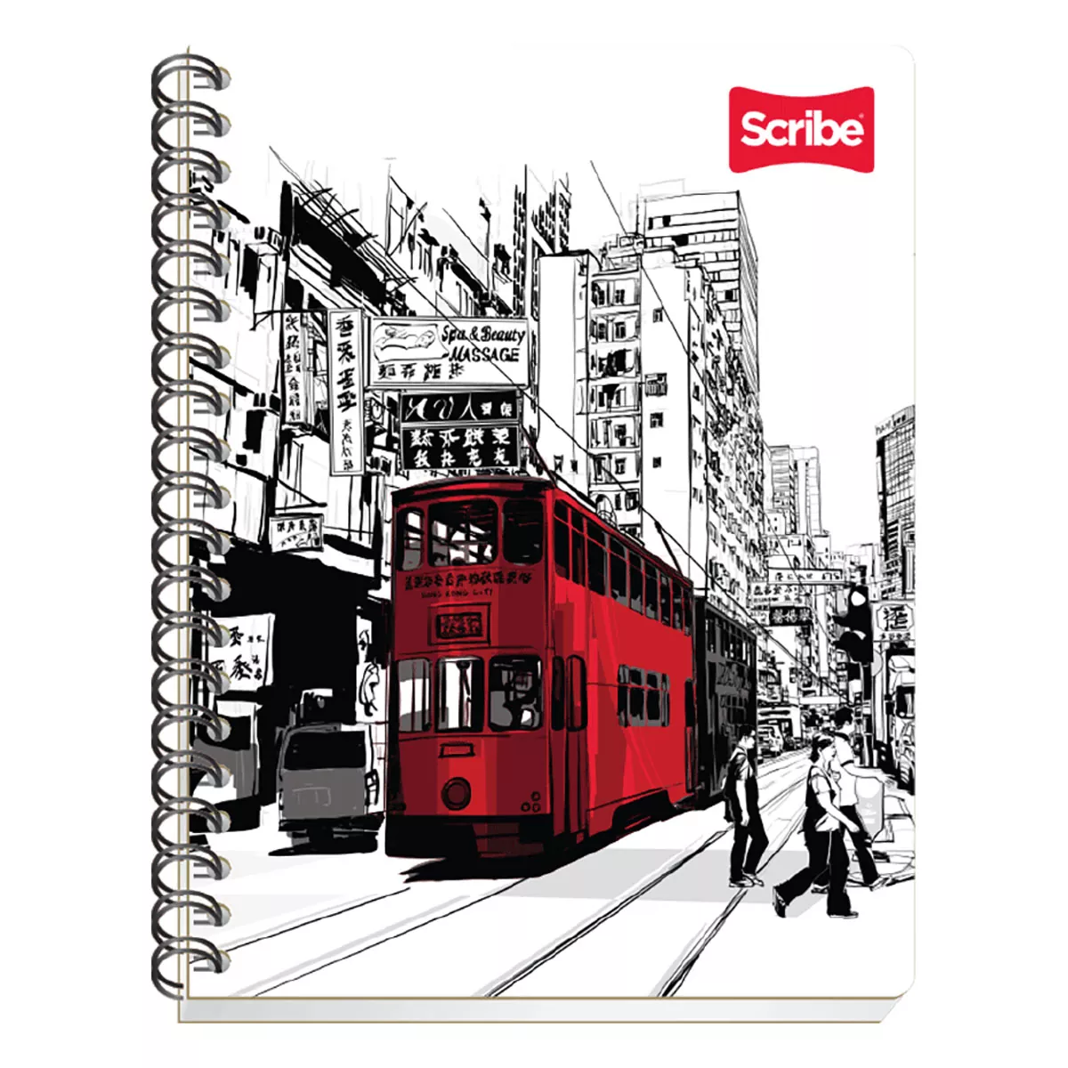 CUADERNO PROFESIONAL 100HJS BLACK RAYA ATADO DE 3 PZAS.