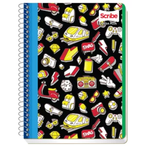 CUADERNO FRANCES 100H ESC MEGA C/ESP BCO ATADO DE 8 PZAS.