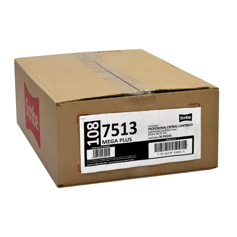CUADERNO PROFESIONAL 100HJS MEGA PLUS C7 ATADO DE 36 PZAS.