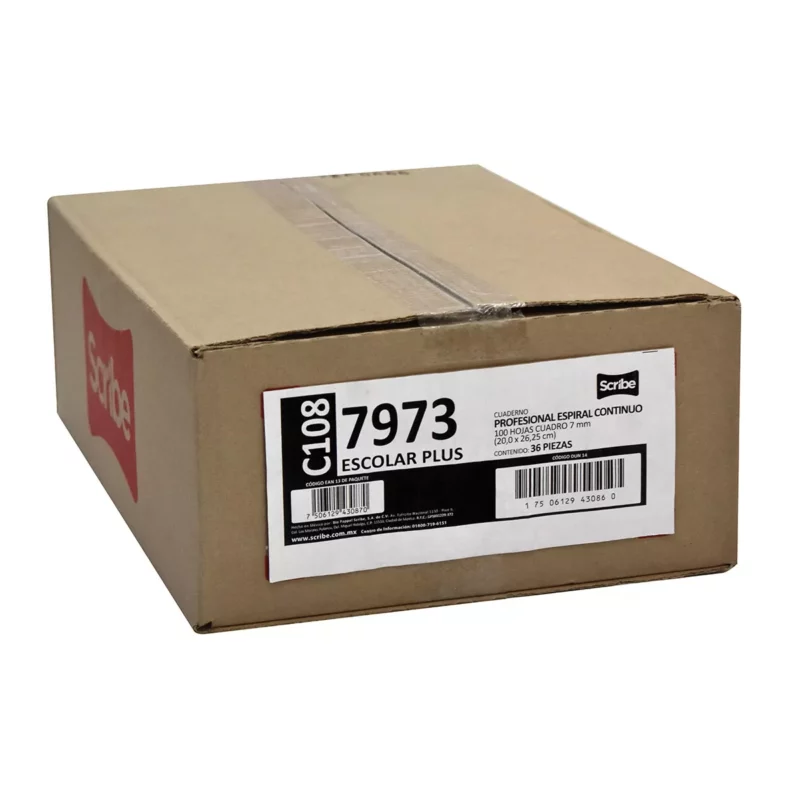 CUADERNO PROFESIONAL 100HJS ESC PLUS C7 ATADO DE 36 PZAS.