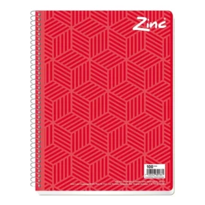 CUADERNO PROFESIONAL 100HJS ZINC ATADO RAYA ATADO DE 12 PZAS.
