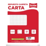 HOJA PARA CARPETA CARTA C/100 CLASICO C7 ATADO DE 4 PZAS.