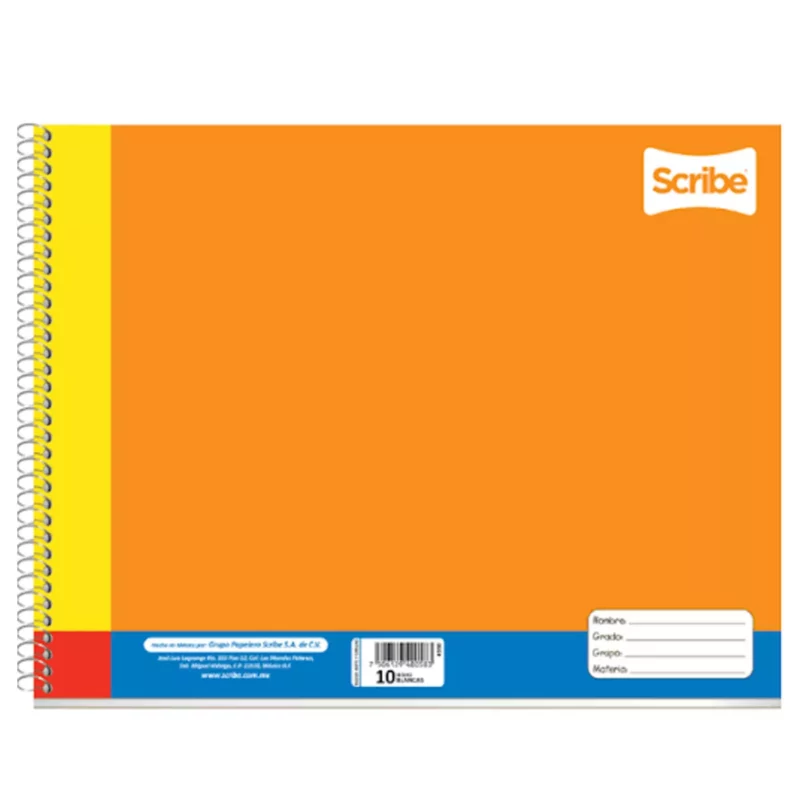 CUADERNO MARQUILLA 10HJS 130GRS ESCOLAR ATADO DE 8 PZAS.