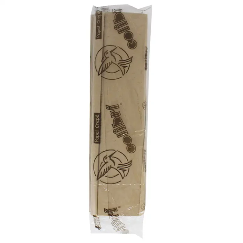 PAPEL CREPE COLIBRI CORTO 330 BEIGE ATADO DE 10 PZAS.