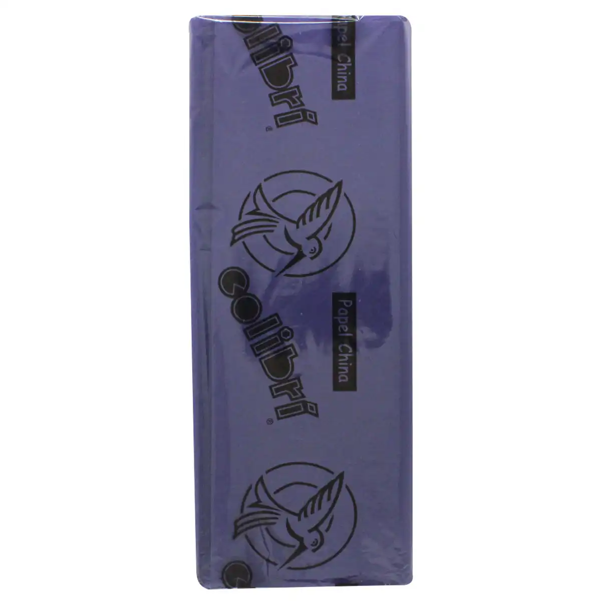 PAPEL CHINA COLIBRI 1226 AZUL MARINO ATADO DE 100 PZAS.