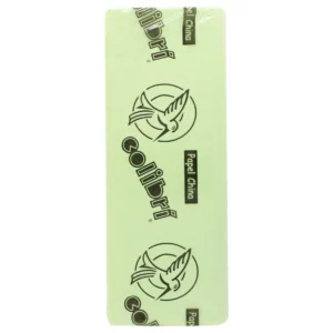 PAPEL CHINA COLIBRI 1229 VERDE PISTACHE ATADO DE 100 PZAS.