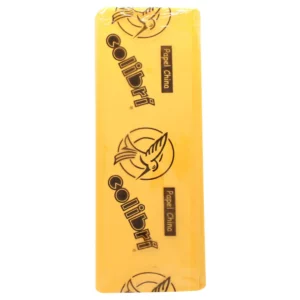 PAPEL CHINA COLIBRI 1202 AMARILLO ORO. ATADO DE 100 PZAS.