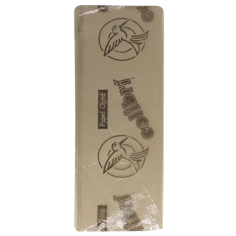 PAPEL CHINA COLIBRI 1230 BEIGE ATADO DE 100 PZAS.