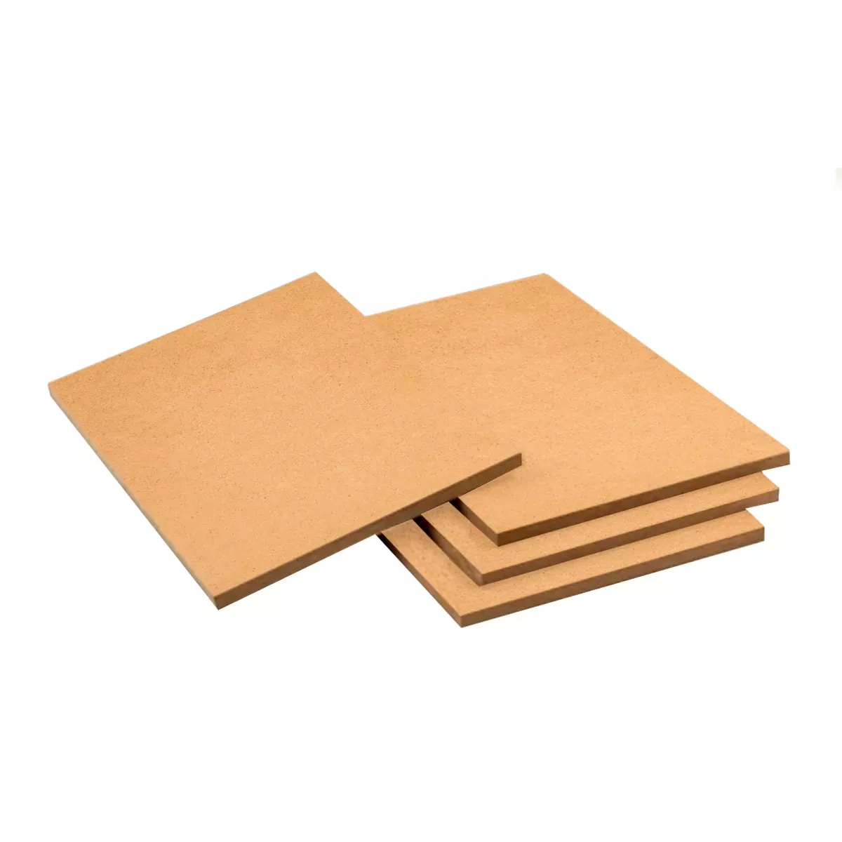 TABLA MACOCEL MDF TRUPAN 2.5MM 15X15CM ATADO DE 10 PZAS.