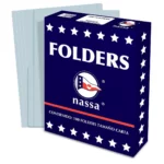 FOLDER CARTA C/100 AZUL