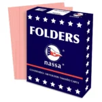 FOLDER CARTA C/100 ROSA