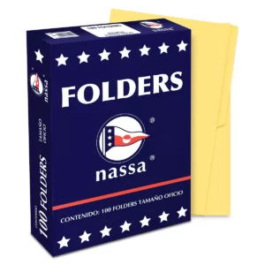 FOLDER OFICIO C/100 CANARIO