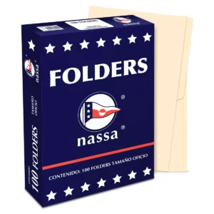 FOLDER OFICIO C/100 CREMA