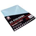 FOLDER CARTA C/25 AZUL