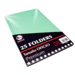 FOLDER OFICIO C/25 VERDE