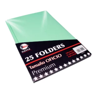 FOLDER OFICIO C/25 VERDE