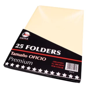 FOLDER OFICIO C/25 CREMA