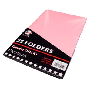 FOLDER OFICIO C/25 ROSA
