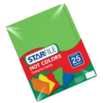 FOLDER CARTA C/25 HOT COLORS VERDE